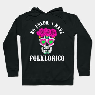 No Puedo Folklorico Sugar Skull Hoodie